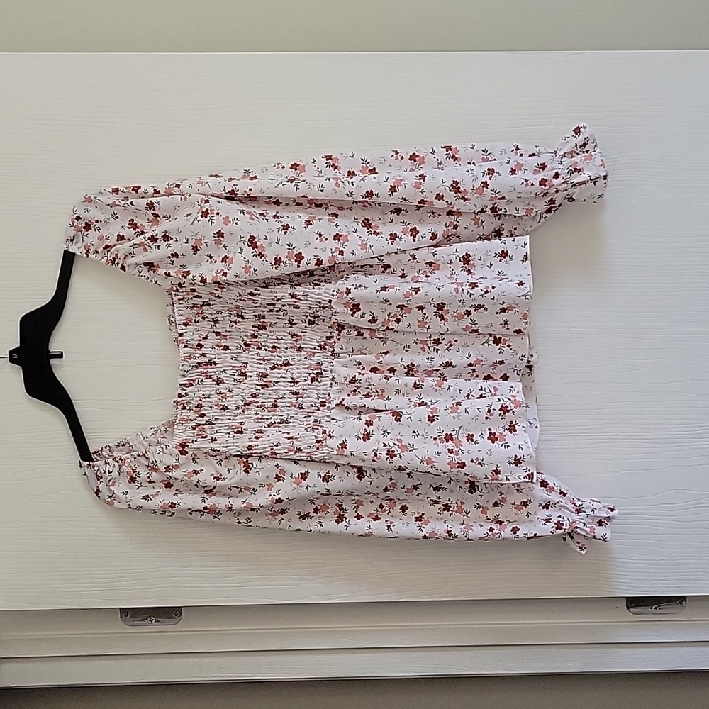 Floral baby doll top